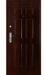 Sötétmogyoró -kazettas-HiSec-Biztonsagi-Ajto-teljes-kep