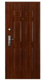 Hisec világosbarna zárt biztonsági ajtó