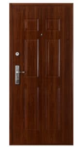 Hisec világosbarna zárt biztonsági ajtó