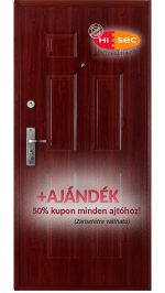 Cseresznye-barna-HiSec-Biztonsagi-Ajto-zárva-kupon