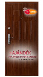 Mogyoro-Barna-kazettas-HiSec-Biztonsagi-Ajto-teljes-kep-akcio-kupon