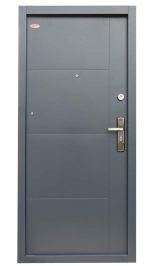 Modern-mintás-Antracit-HiSec-Biztonsagi-Ajto-zarva