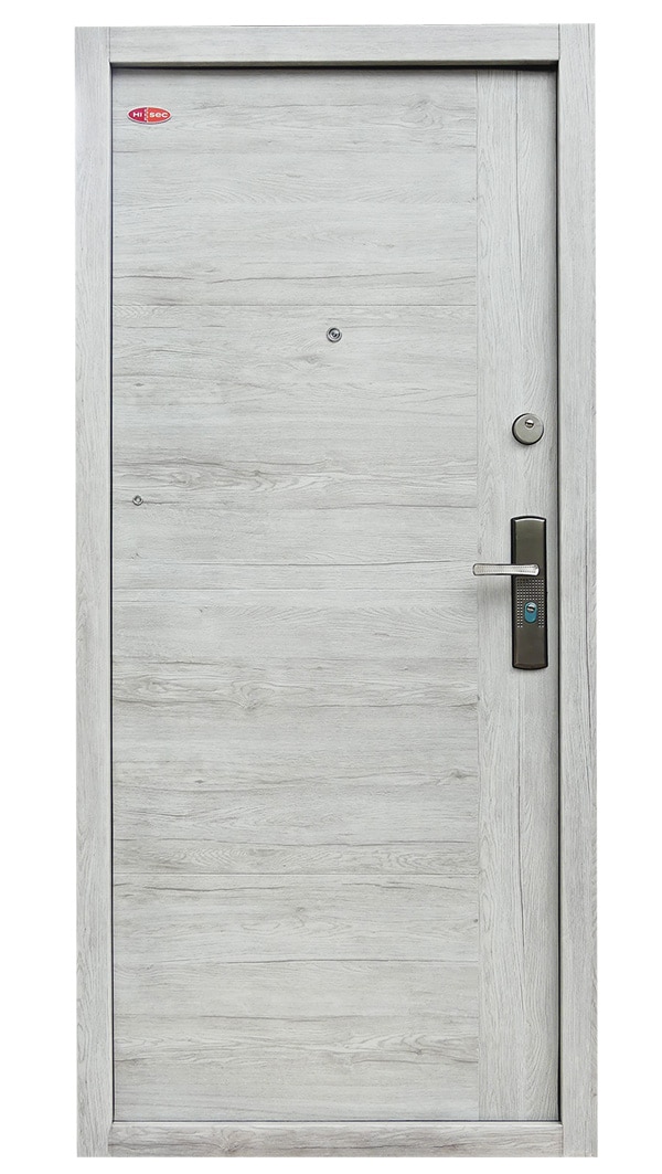 Havastölgy Modern mintás HiSec acél biztonsági bejárati ajtó