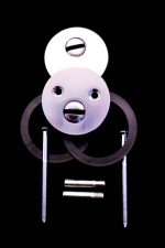 Hisec ajtó felsőzár pajzs csavarokkal és alátéttel