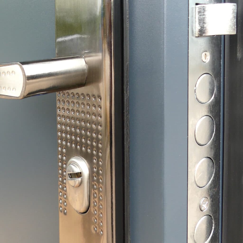 Antracit HiSec ajtó kilincs