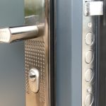 Antracit HiSec ajtó kilincs