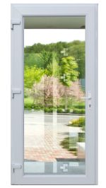 Alicante - 5 kamrás műanyag üvegezett kültéri bejárati ajtó