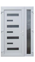 Madrid - plastové vnější 5komorové přední dveře